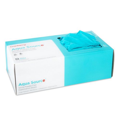 Cranberry® Cranberry Aqua Source Powder-Free Nitrile Exam Gloves 200/Box 7018319