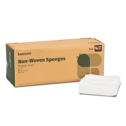 Beesure® 4x4 Non-Woven Sponges 2000/Box | Practicon Inc