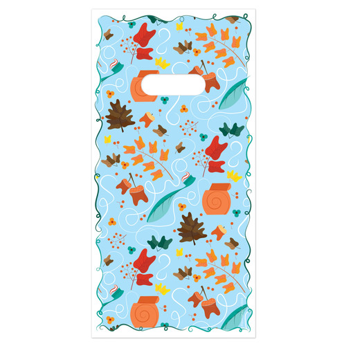6 x 12 Autumn Acorn Dental Bags 100/Pack