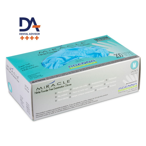 Hospeco® Hospeco Miracle Powder-Free Nitrile Exam Gloves 200/Box 7122216