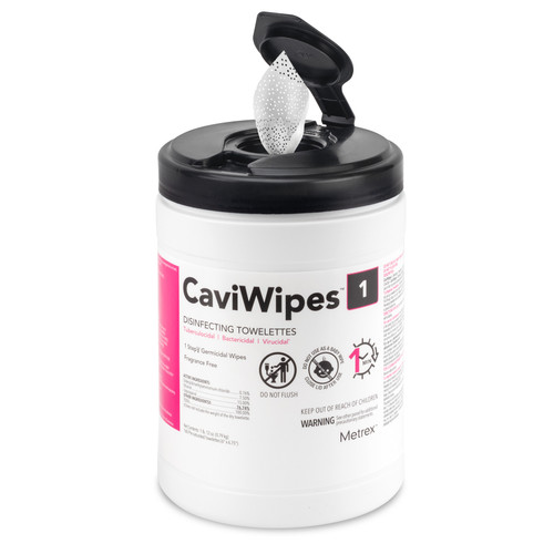 XL CaviWipes1 Disinfecting Towelettes 65/Canister
