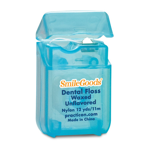 SmileGoods® Waxed Dental Floss 12 yds. 72/Case