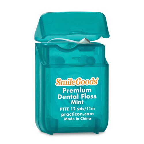 SmileGoods® Premium Mint PTFE Dental Floss 12 yds. 72/Case