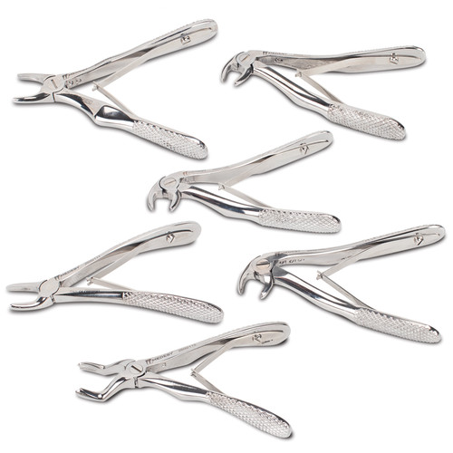 MEDESY Pedo Forceps Extraction Set 6/Set 7094165 | Smaller surgical forceps help reduce pediatric patient anxiety