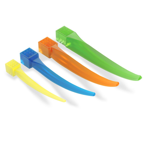 7117255 | Garrison A+ Wedge™ Astringent Interproximal Wedge Refill 100/Pack | In four color-coded sizes: XS (yellow), S (blue), M (orange), or L (green).