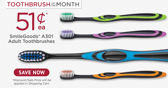 Toothbrush of the Month: SmileGoods® Y263 Child Toothbrushes 72/Box