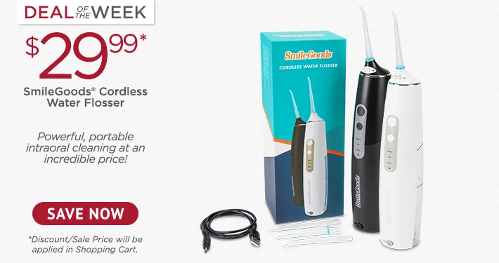 Deal of the Week: SmileGoods® Cordless Water Flosser