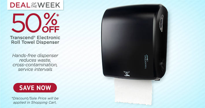 Deal of the Week: Transcend® Electronic Roll Towel Dispenser