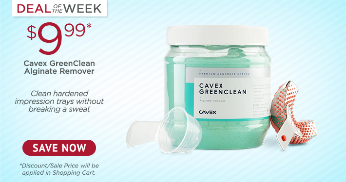 Deal of the Week: Cavex GreenClean Alginate Remover