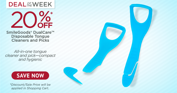Deal of the Week: SmileGoods Dual Care Disposable Tongue Cleaners and Picks