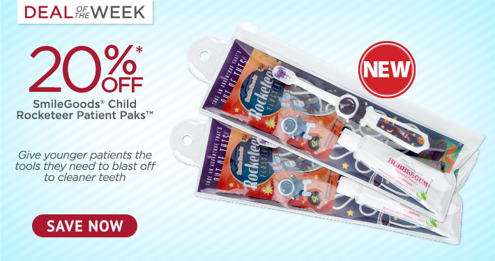 Deal of the Week: SmileGoods® Child Rocketeer Patient Paks™ 72/Case
