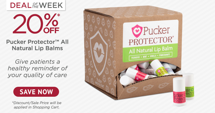 Deal of the Week Pucker Protector™ All Natural Lip Balms 120/Box