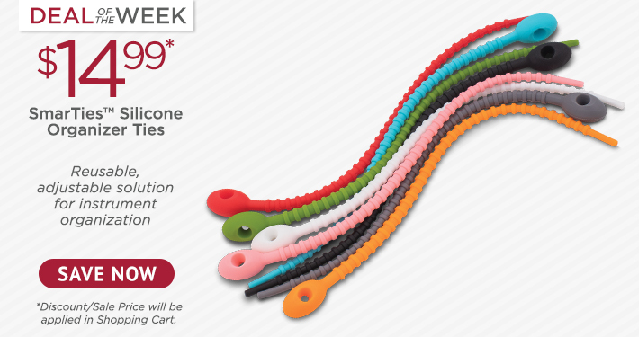 Deal of the Week SmarTies Silicone Organizer Ties