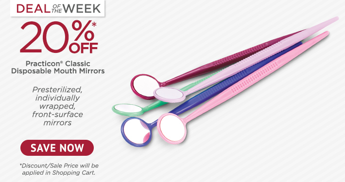 Deal of the Week: Practicon Classic Disposable Mouth Mirrors 300/Box