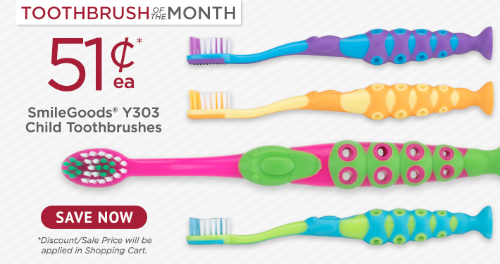 Toothbrush of the Month: SmileGoods® A334 Adult Toothbrushes