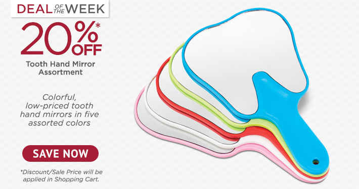 Deal of the Week: Practicon Tooth Hand Mirror Assortment