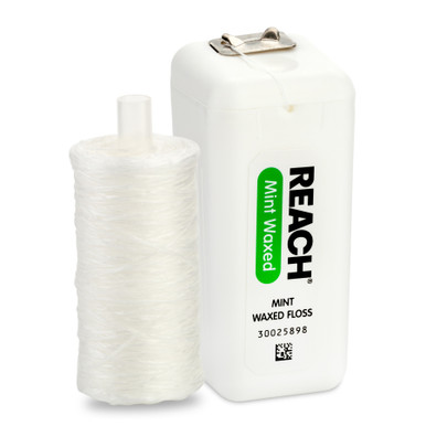 REACH® Mint Waxed Floss with Dispenser 200 yds. | Practicon