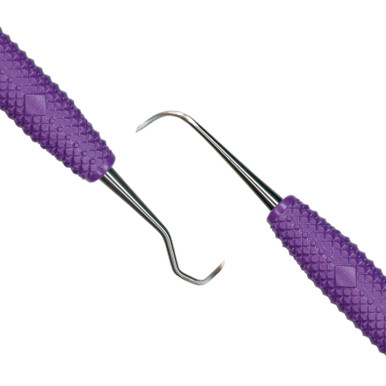 Rasoio A Mano Libera 7/8 - Baciamisubito Round Manico In Resina Viola - Foto 9