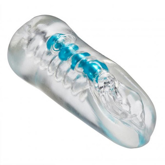 Cloud 9 Personal Double Ended Beaded Stroker Clear