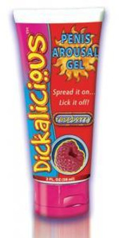 Dickalicious Penis Arousal Gel 2oz Raspberry