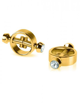 Gold Magnetic Nipple Clamps Set