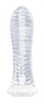 The Nines Vibrating Sextenders Ribbed Clear