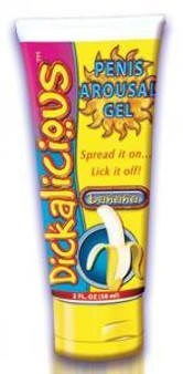 Dickalicious Penis Arousal Gel 2oz Banana