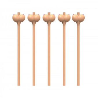 Boobie Straws Beige 6 Pack