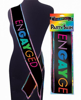 Engayged Sash Black O/S