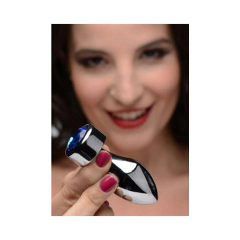 Booty Sparks Weighted Aluminum Plug Blue Small