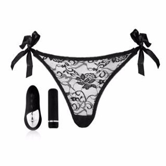 Sensuelle Pleasure Panty Black Remote Control O/S