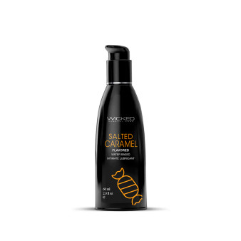 Wicked Aqua Salted Caramel Lube 2oz - 713079903225