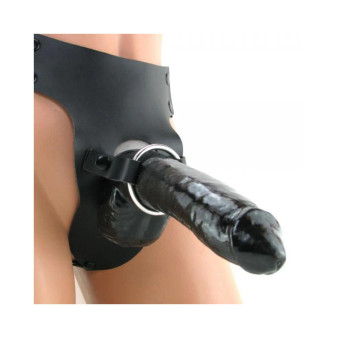 Mr. Big Hollow 8 inches Strap On Black - 603912264562