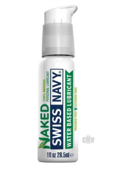Swiss Navy Naked All Natural Lubricant - 1oz