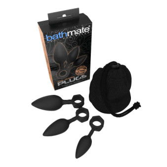 Bathmate Anal Training Plugs Black - 5060140209133
