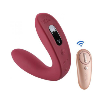 Hercules Remote C-shape Vibrating Plug Red