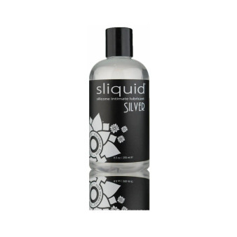 Sliquid Naturals Silver Silicone Intimate Lubricant 8.5oz - 894147000128 Sliquid Naturals Silver Silicone Intimate Lubricant 8.5oz - 894147000128