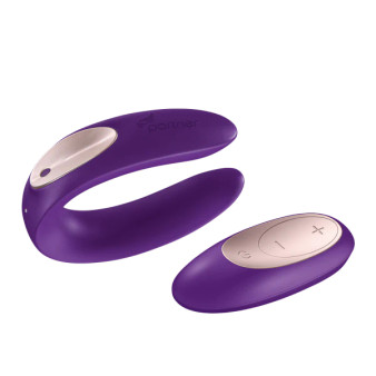 Partner Plus with Remote Purple Vibrator - 4049369015481