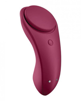 Satisfyer Sexy Secret Panty Vibrator - Red Wine Satisfyer Sexy Secret Panty Vibrator - Red Wine