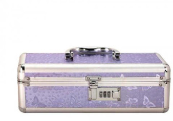 Lockable Vibrator Case Small Purple - 677613099150