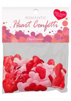Romantic Heart Confetti Red, Pink - 825156109472