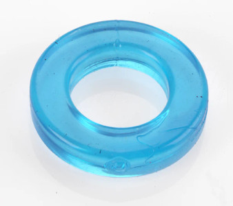 Spartacus Elastomer Cock Ring - Metro Blue