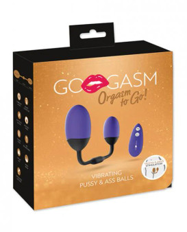 Gogasm Vibrating Pussy & Ass Balls - Purple Gogasm Vibrating Pussy & Ass Balls - Purple