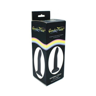 Gender Fluid Enthrall Strap-on Dildo Silicone 7.8 In. Black
