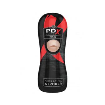 PDX ELITE Vibrating Stroker Oral PDX ELITE Vibrating Stroker Oral