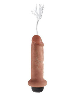 King Cock 6 inches Squirting Cock Tan Dildo