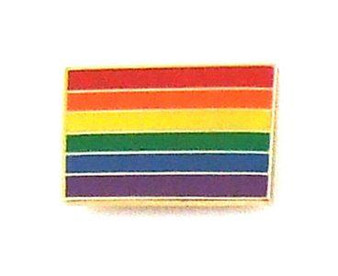 Gaysentials Lapel Pin Rainbow Flag