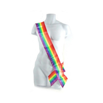 Gaysentials Rainbow Sash O/S - 892280021260