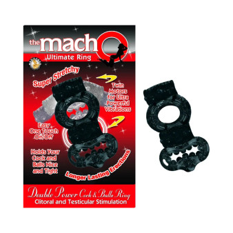 Macho 2x Power Cock/ball Ring Macho 2x Power Cock/ball Ring