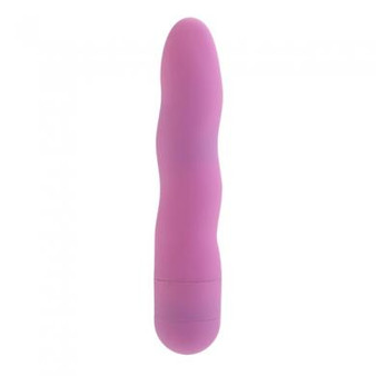 First Time Mini Power Swirl Vibrator Waterproof 4.5 Inch - Pink